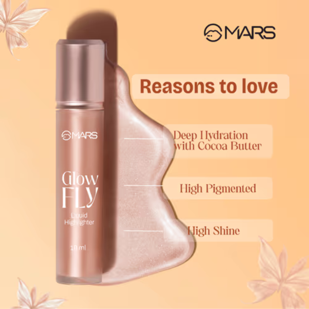 3-in-1 Glow Magic – Mars Liquid Highlighter - Moisturizer, Dewy Base & Highlighter
